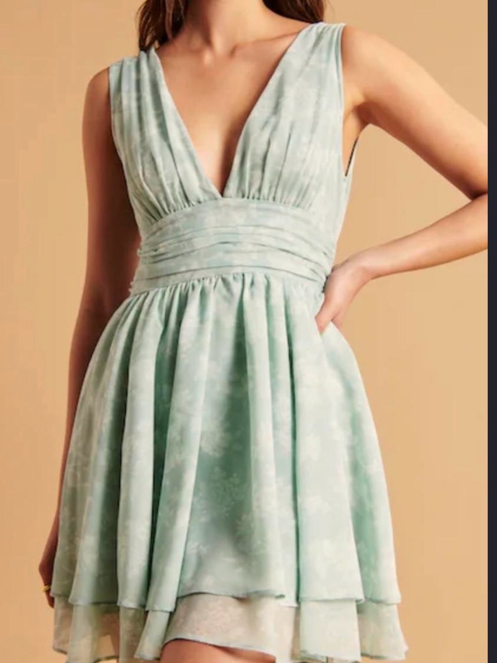 Abercrombie & Fitch Flirty Drama Mini Dress